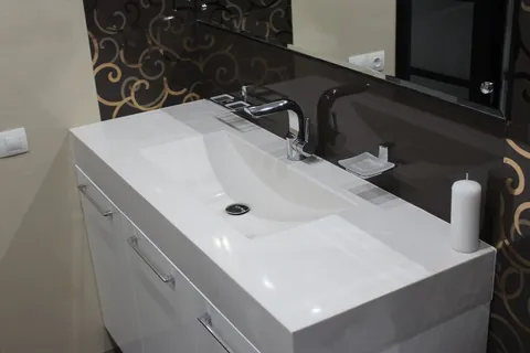 Столешница-раковина в ванную комнату