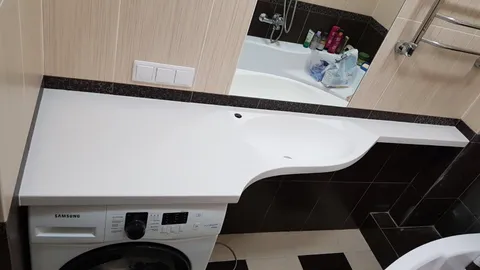 Столешница произвольной формы с раковиной