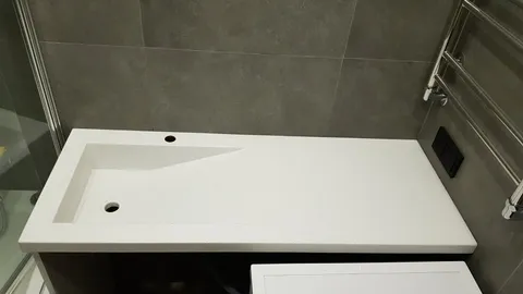 Столешница-раковина в ванную комнату